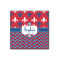 Patriotic Fleur de Lis 12x12 Wood Print - Front View