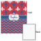 Patriotic Fleur de Lis 16x20 - Matte Poster - Front & Back