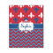 Patriotic Fleur de Lis 16x20 Wood Print - Front View