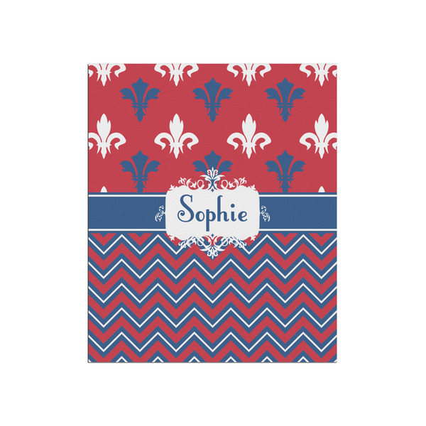 Custom Patriotic Fleur de Lis Poster - Matte - 20x24 (Personalized)