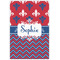 Patriotic Fleur de Lis 20x30 - Canvas Print - Front View