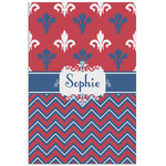 Patriotic Fleur de Lis Poster - Matte - 24x36 (Personalized)