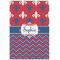 Patriotic Fleur de Lis 24x36 - Matte Poster - Front View