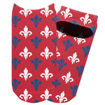 Patriotic Fleur de Lis Adult Ankle Socks