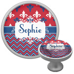 Patriotic Fleur de Lis Cabinet Knob (Personalized)