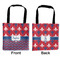 Patriotic Fleur de Lis Car Bag - Apvl