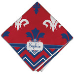 Patriotic Fleur de Lis Cloth Dinner Napkin - Single w/ Name or Text