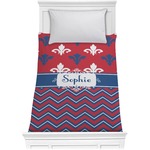 Patriotic Fleur de Lis Comforter - Twin (Personalized)