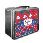 Patriotic Fleur de Lis Lunch Box (Personalized)