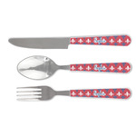 Patriotic Fleur de Lis Cutlery Set (Personalized)