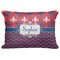 Patriotic Fleur de Lis Decorative Baby Pillowcase - 16"x12" (Personalized)