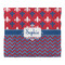 Patriotic Fleur de Lis Duvet Cover - King - Front