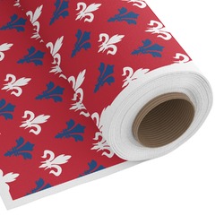 Patriotic Fleur de Lis Fabric by the Yard - Spun Polyester Poplin