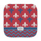 Patriotic Fleur de Lis Face Cloth-Rounded Corners