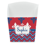 Patriotic Fleur de Lis French Fry Favor Boxes (Personalized)