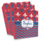 Patriotic Fleur de Lis Full Wrap Binders - PARENT/MAIN