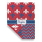 Patriotic Fleur de Lis Garden Flags - Large - Double Sided - FRONT FOLDED