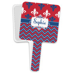 Patriotic Fleur de Lis Hand Mirror (Personalized)