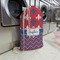 Patriotic Fleur de Lis Large Laundry Bag - In Context