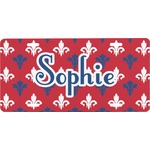 Patriotic Fleur de Lis Front License Plate (Personalized)