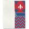 Patriotic Fleur de Lis Linen Placemat - Folded Half