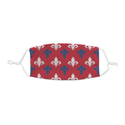 Patriotic Fleur de Lis Kid's Cloth Face Mask - XSmall