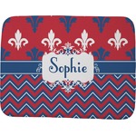 Patriotic Fleur de Lis Memory Foam Bath Mat - 48"x36" (Personalized)