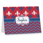 Patriotic Fleur de Lis Note cards (Personalized)