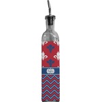 Patriotic Fleur de Lis Oil Dispenser Bottle (Personalized)