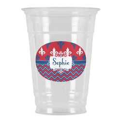 Patriotic Fleur de Lis Party Cups - 16oz (Personalized)