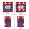 Patriotic Fleur de Lis Party Favor Gift Bag - Gloss - Approval