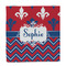 Patriotic Fleur de Lis Party Favor Gift Bag - Gloss - Front