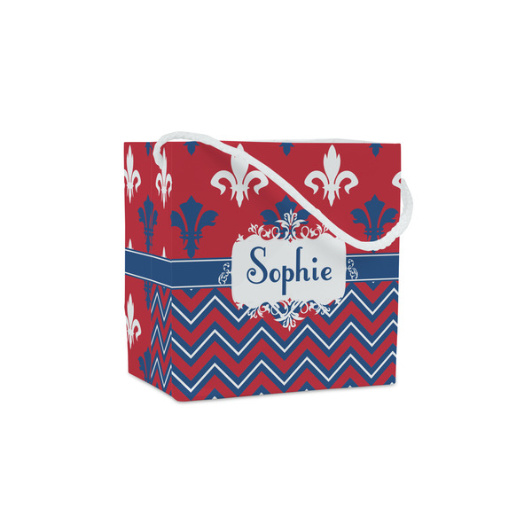 Custom Patriotic Fleur de Lis Party Favor Gift Bags - Matte (Personalized)