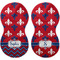 Patriotic Fleur de Lis Peanut Shaped Burps - Approval