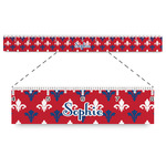 Patriotic Fleur de Lis Plastic Ruler - 12" (Personalized)