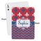 Patriotic Fleur de Lis Playing Cards - Approval