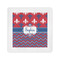 Patriotic Fleur de Lis Standard Cocktail Napkins (Personalized)