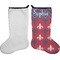 Patriotic Fleur de Lis Stocking - Single-Sided - Approval