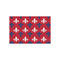 Patriotic Fleur de Lis Tissue Paper - Heavyweight - Small - Front