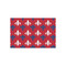 Patriotic Fleur de Lis Tissue Paper - Lightweight - Small - Front