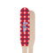 Patriotic Fleur de Lis Wooden Food Pick - Paddle - Single Sided - Front & Back