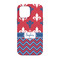 Patriotic Fleur de Lis iPhone 13 Tough Case - Back