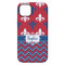 Patriotic Fleur de Lis iPhone 14 Plus Tough Case - Back