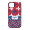 Patriotic Fleur de Lis iPhone 14 Tough Case - Back