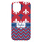 Patriotic Fleur de Lis iPhone 15 Plus Case - Back