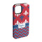 Patriotic Fleur de Lis iPhone 15 Pro Tough Case - Angle