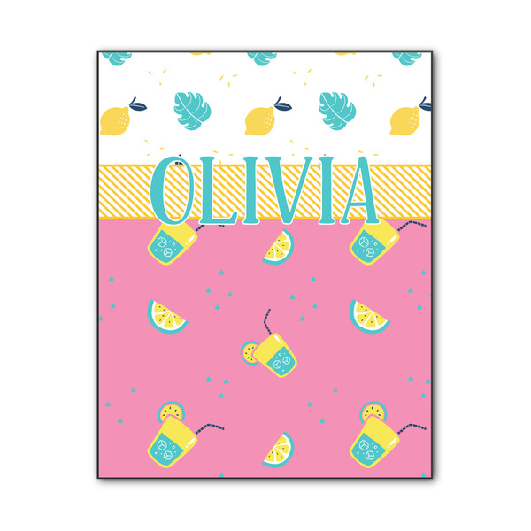 Custom Summer Lemonade Wood Print - 11x14 (Personalized)