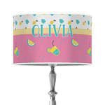 Summer Lemonade 12" Drum Lamp Shade - Poly-film (Personalized)