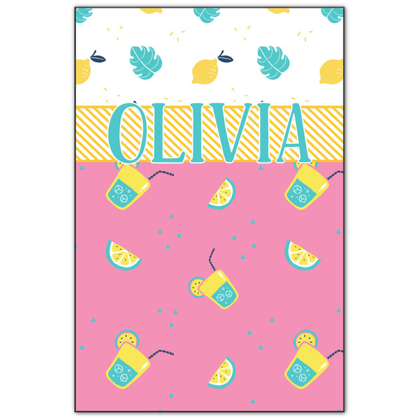 Custom Summer Lemonade Wood Print - 20x30 (Personalized)