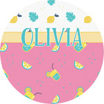 Summer Lemonade Multipurpose Round Labels - Custom Sized (Personalized)